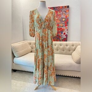 Abel The Label floral maxi dress size M